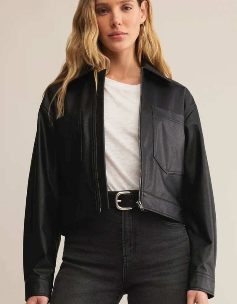 ZJ254968 - Heritage Faux Leather Jacket