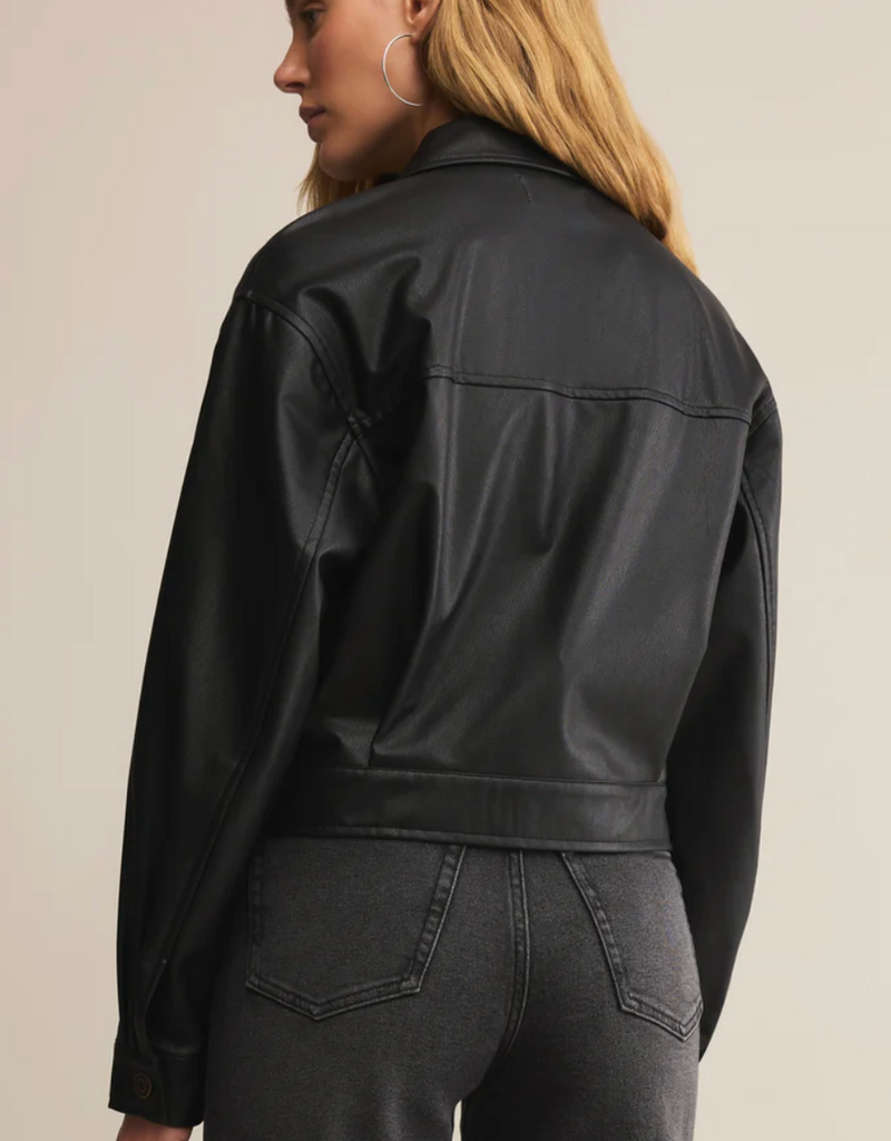 ZJ254968 - Heritage Faux Leather Jacket