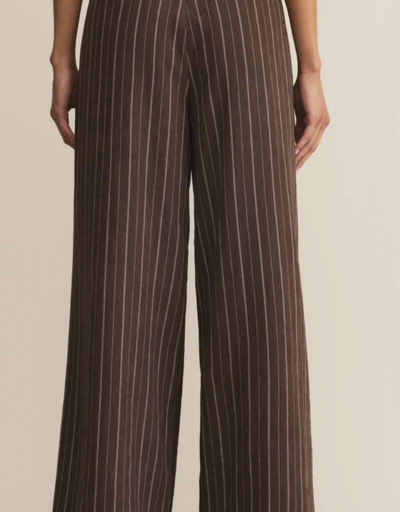 Alma Pinstripe Wide Leg Pant