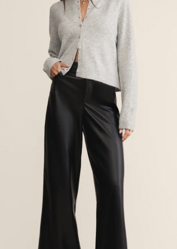 Marli Wide Leg Leather Pant