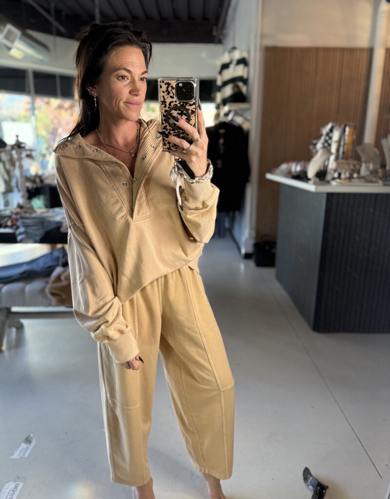 FRENCH TERRY COCOON PANT