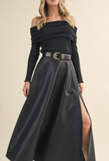 Leather Maxi Skirt