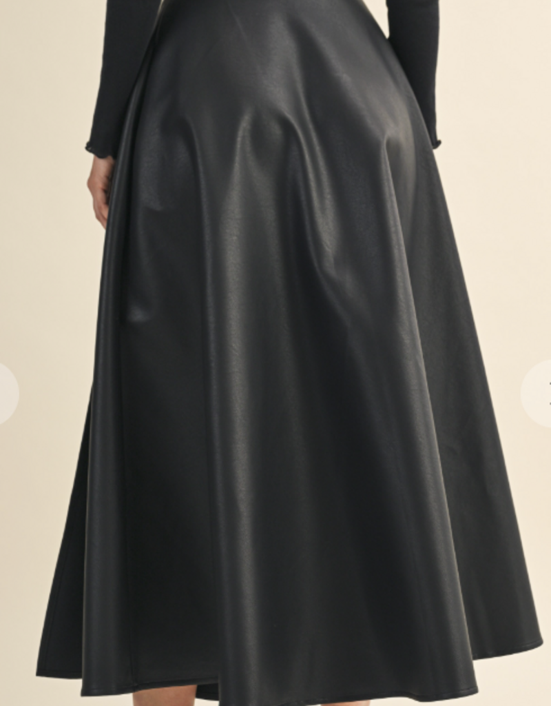 Leather Maxi Skirt