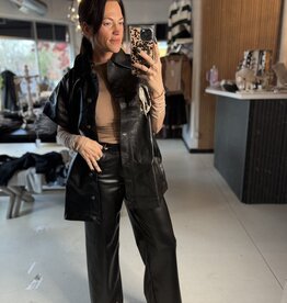 Leather Oversized Vest