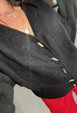 Lightning Button Cardigan