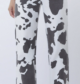 Cow Print Jeans