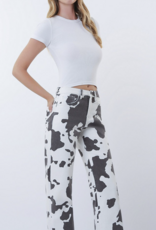 Cow Print Jeans
