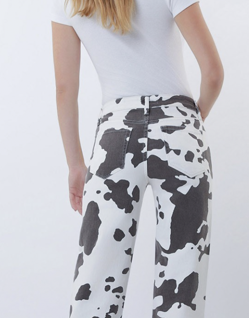 Cow Print Jeans