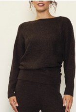 Off The shoulder Rib-knit Sweater