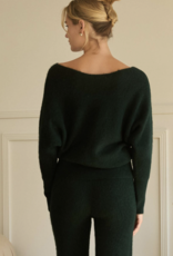 Off The shoulder Rib-knit Sweater