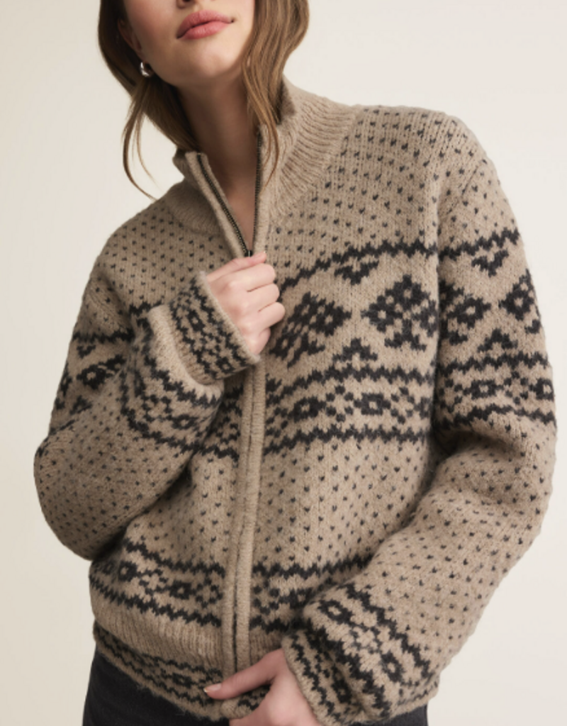 Bismarck Zip Cardigan