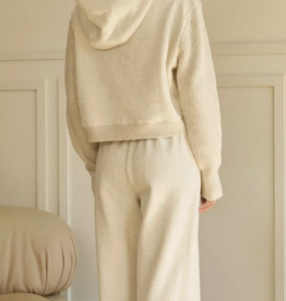 Knitted Hooded Sweater