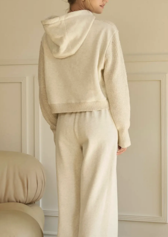 Knitted Hooded Sweater