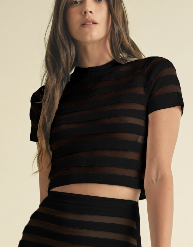 Stripe Crop Top