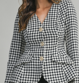 Houndstooth Blazer