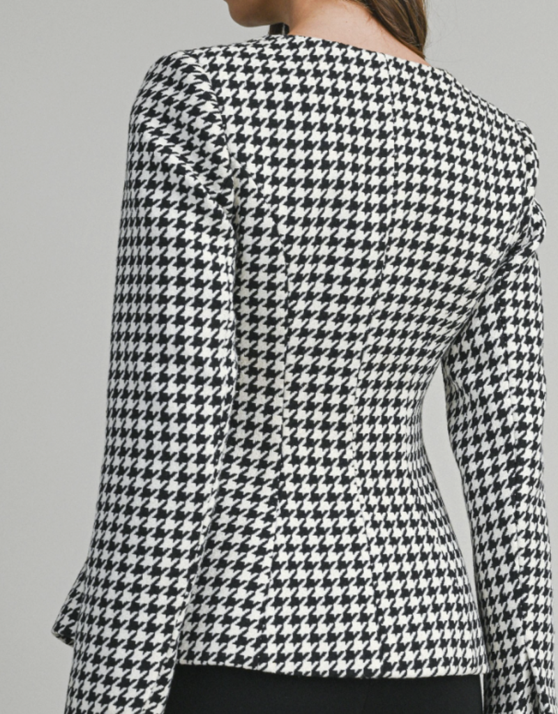 Houndstooth Blazer