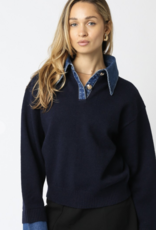 Triana Denim Knit Top