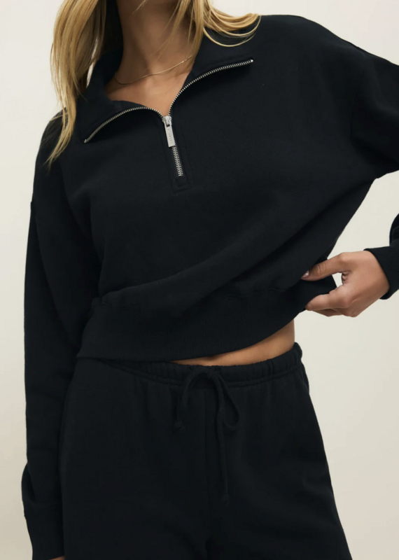 Downtown Half Zip Sweatshirt