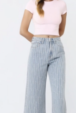 Cuff Stripe Pants