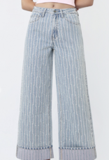 Cuff Stripe Pants