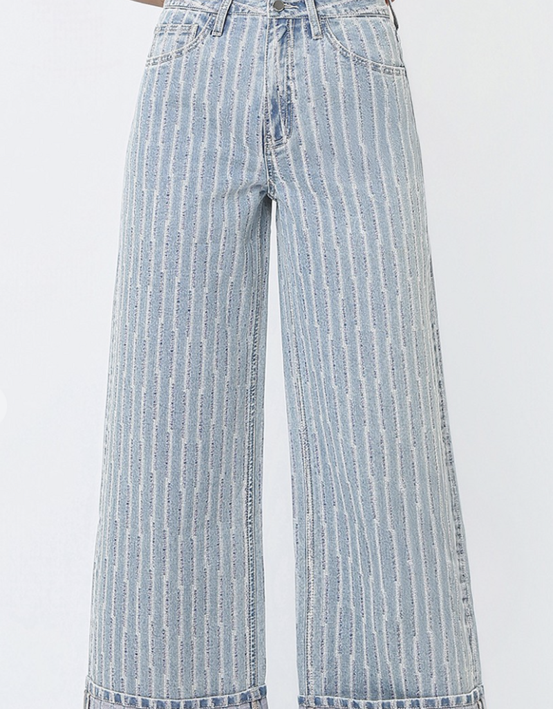 Cuff Stripe Pants