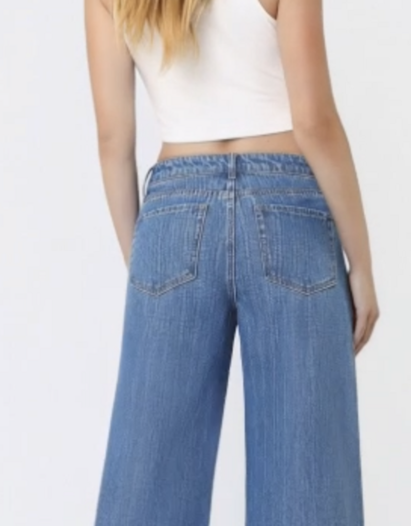 Highrise Jacquard Stripe Jeans