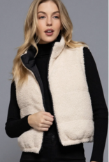Reversible Fur Padding Vest
