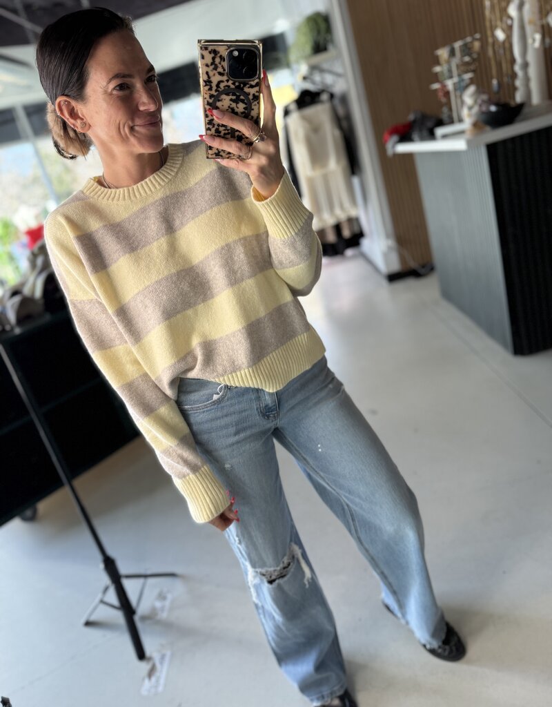 Cirrus Stripe Sweater