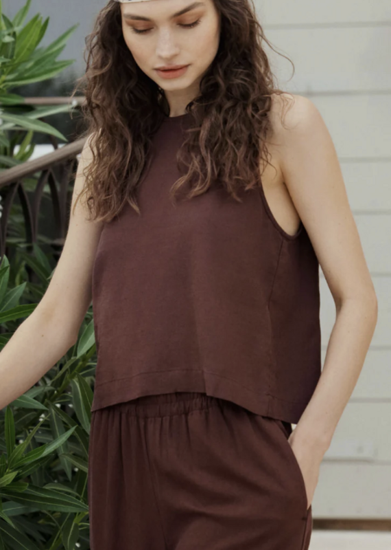 Sloane Linen Top