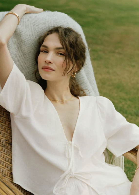 La Belle Linen Top