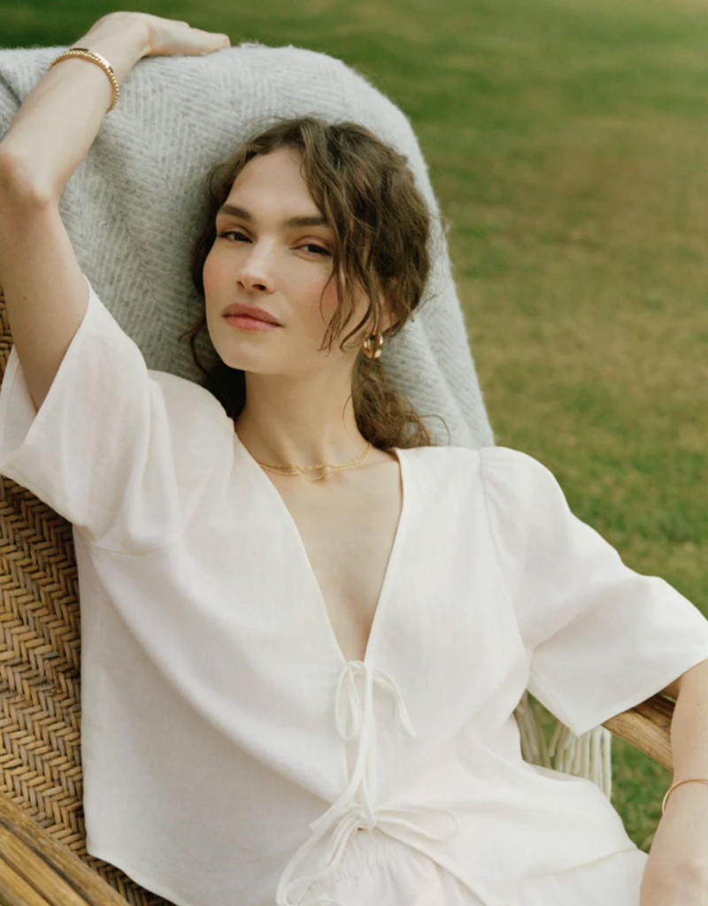 La Belle Linen Top