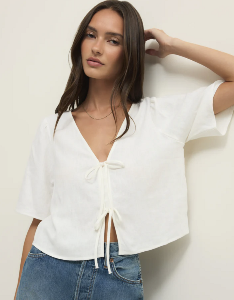 La Belle Linen Top