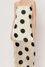 A Printed Woven Midi Dress