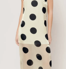 A Printed Woven Midi Dress