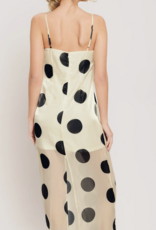 A Printed Woven Midi Dress
