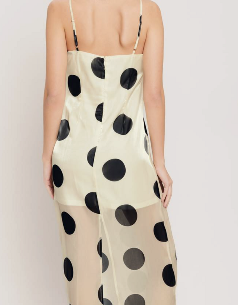 A Printed Woven Midi Dress