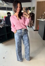 Floral Print Jeans