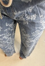 Floral Print Jeans