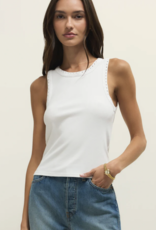 Clarke Rib Tank White