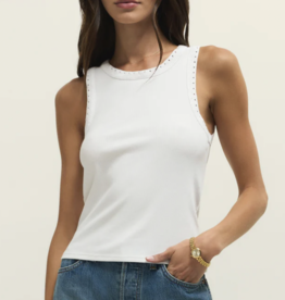 Clarke Rib Tank White