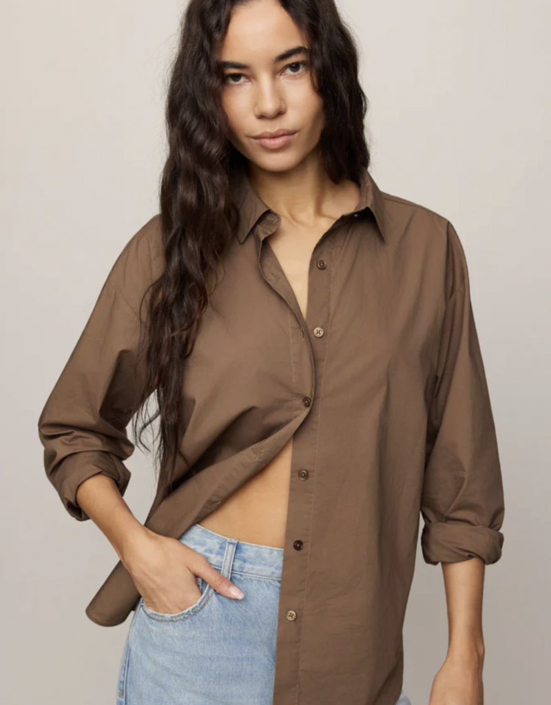 Elevated Poplin Button Up