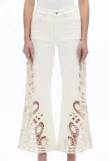 HIGH RISE LACE WIDE LEG