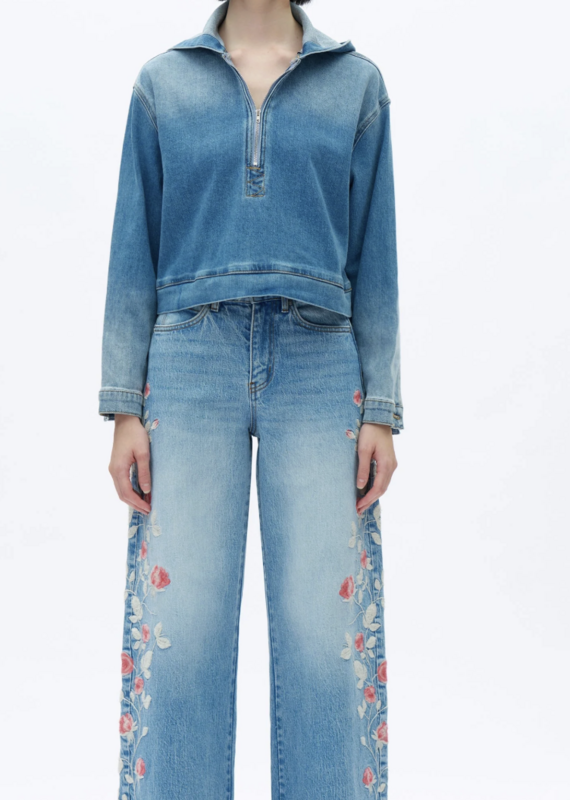 HIGH RISE BARREL LEG