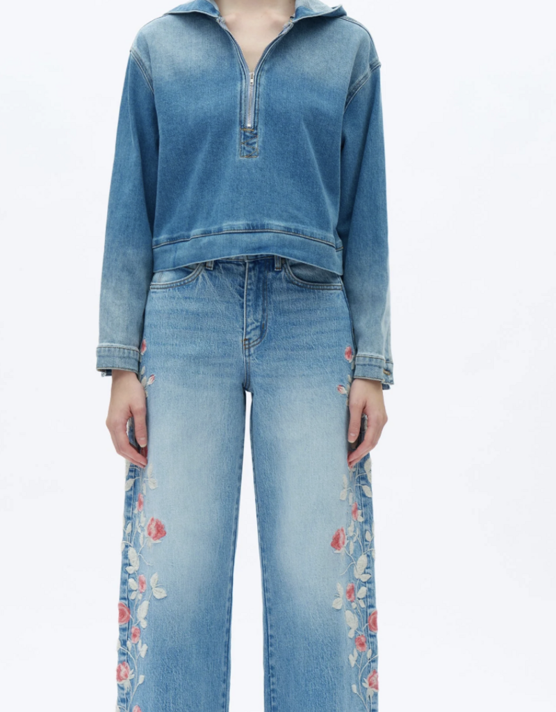 HIGH RISE BARREL LEG