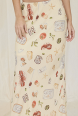 Portofino Slip On Midi Skirt