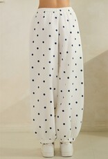 Polka dot sweatpants