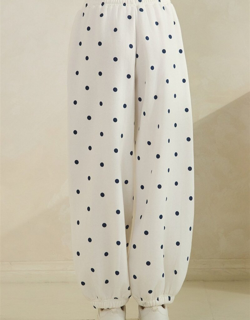 Polka dot sweatpants