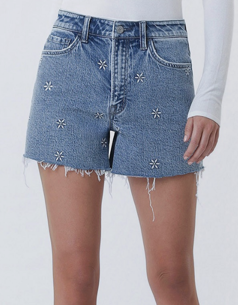 Daisy Denim Shorts