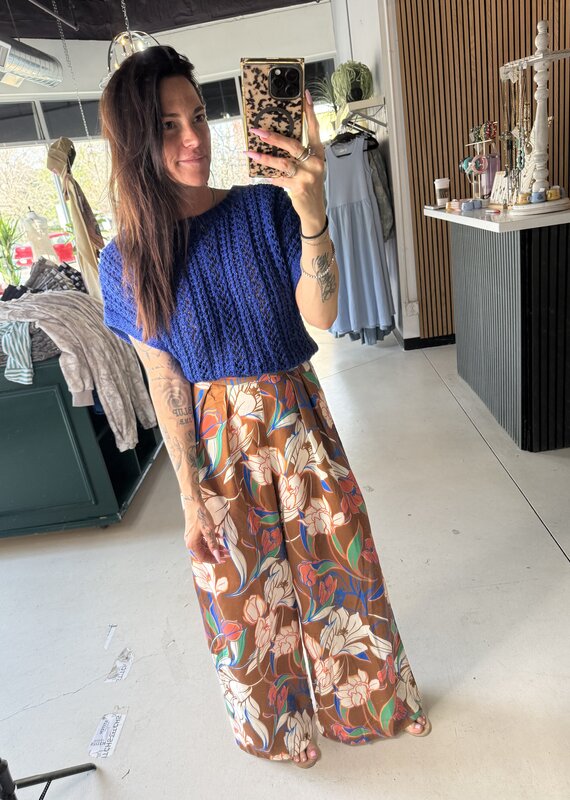 Ballast Crochet Top Nautical