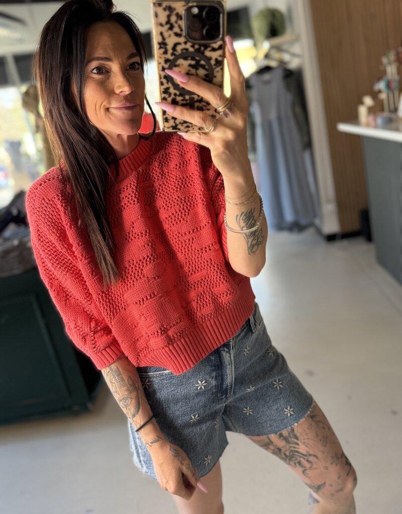 Coral Sweater